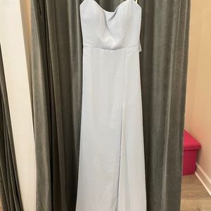 Jenny Yoo Kiara whisper blue size 6